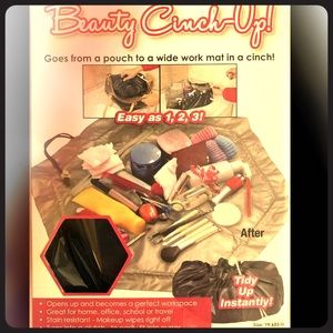 Beauty Cinch-Up Makeup Bag